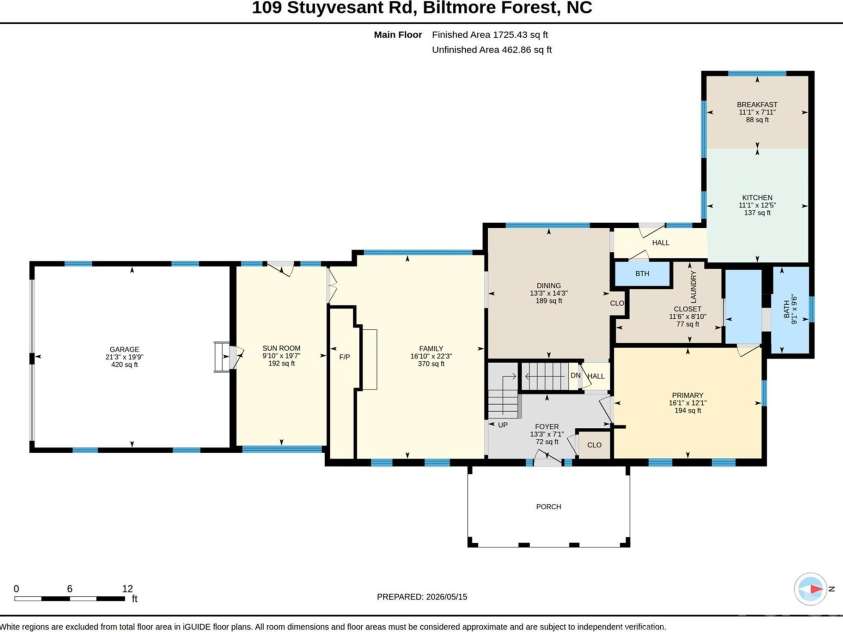 109 Stuyvesant Road, Asheville, NC 28803.  MLS# CAR4374865, YatesRealty ID 25663. 