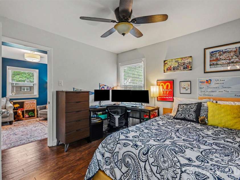 2018 Knell Drive, Charlotte, NC 28212.  MLS# CAR4384652, YatesRealty ID 25667. Bedroom 4 (lower level)