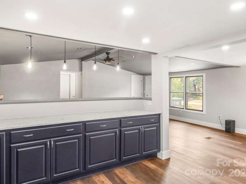 5354 Sherrills Ford Road, Catawba, NC 28609.  MLS# CAR4268743, YatesRealty ID 25674. Pendant and recessed lighting accentuate the space