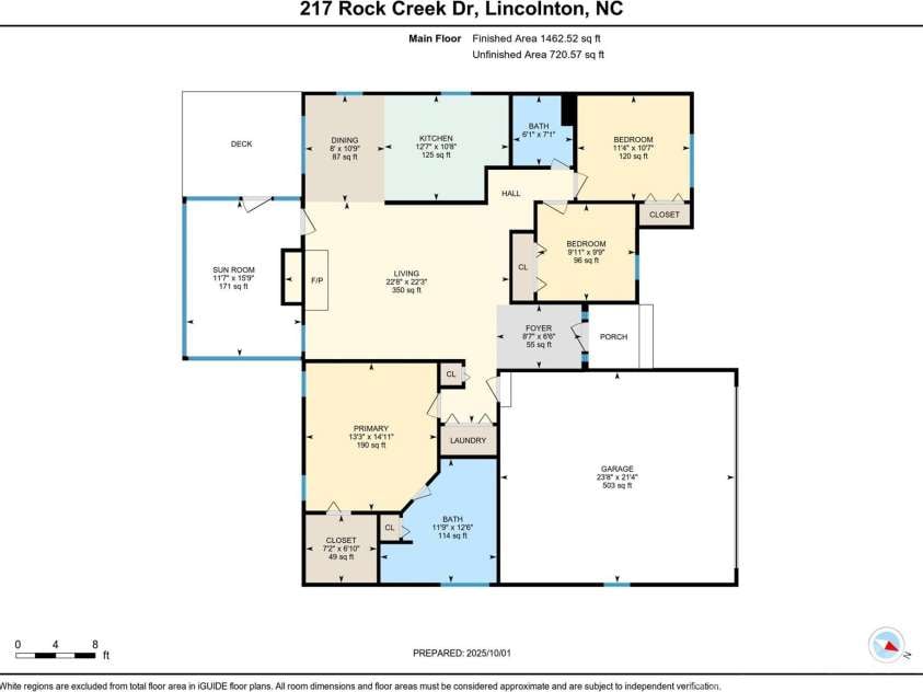 217 Rock Creek Drive, Lincolnton, NC 28092.  MLS# CAR4307464, YatesRealty ID 25675. 