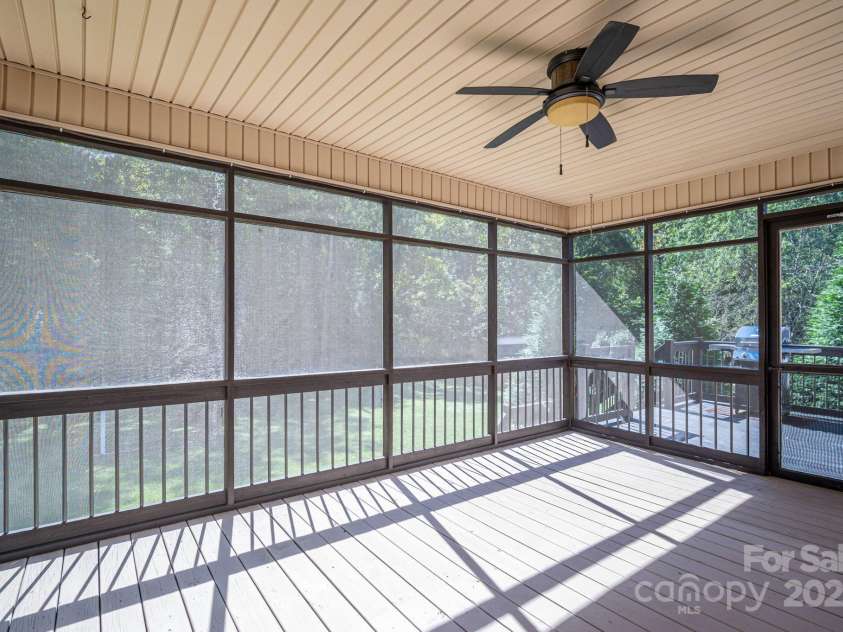 217 Rock Creek Drive, Lincolnton, NC 28092.  MLS# CAR4307464, YatesRealty ID 25675. Screen porch