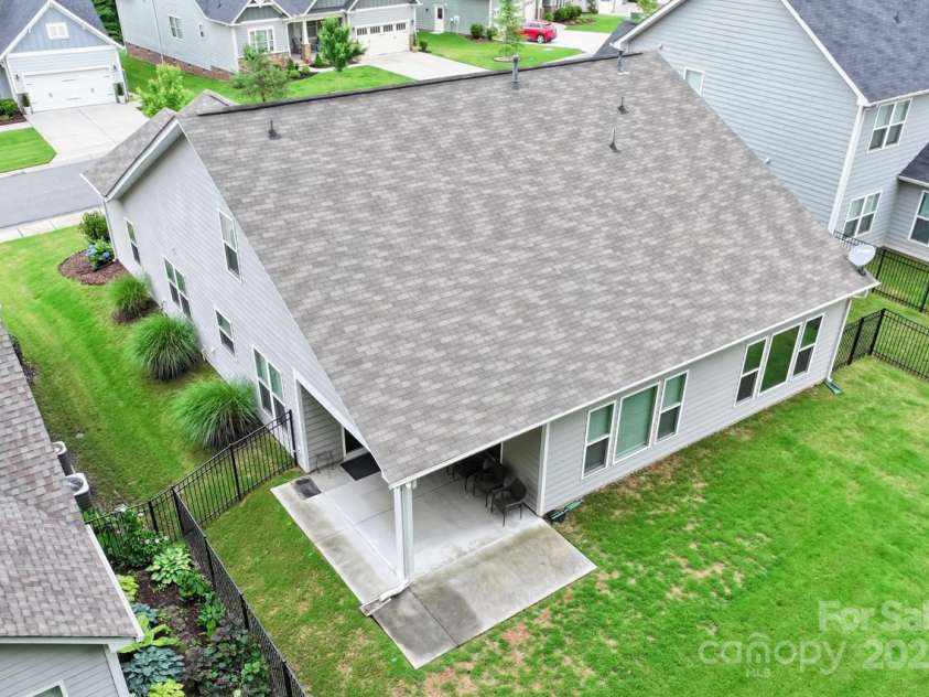 219 Broadleaf Drive, Denver, NC 28037.  MLS# CAR4265284, YatesRealty ID 25691. Aerial view of the rear of your new home