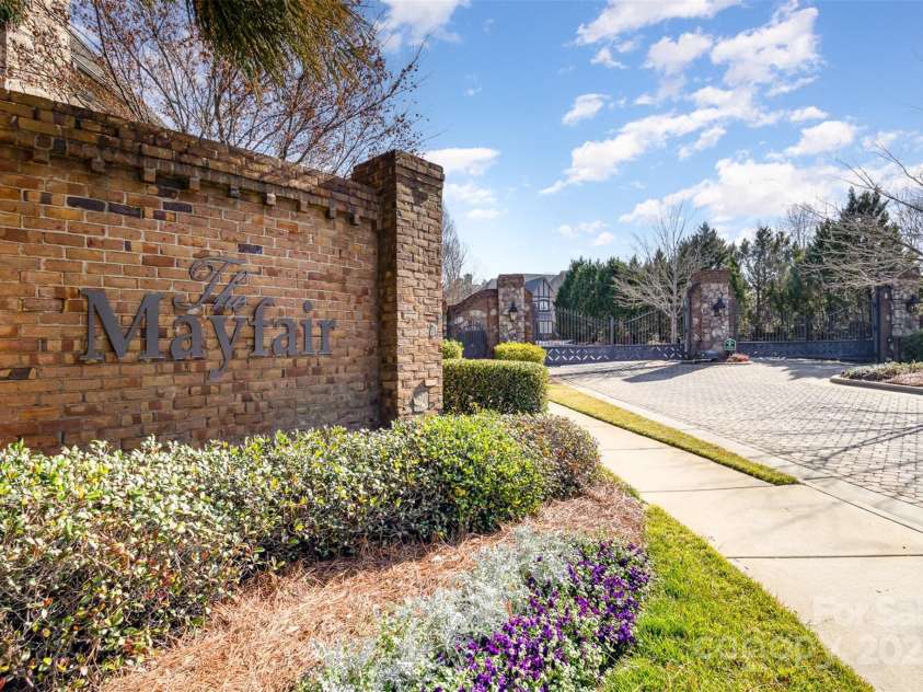 6411 Aldworth Lane, Charlotte, NC 28226.  MLS# CAR4287812, YatesRealty ID 25699. Gated Community offers privacy & sense of security