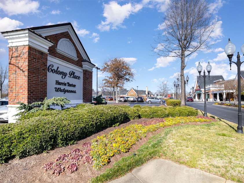 6411 Aldworth Lane, Charlotte, NC 28226.  MLS# CAR4287812, YatesRealty ID 25699. Within a 5 minute drive to Colony Place for grocery, pharmacy & more