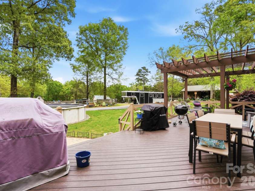 5508 Mcwhorter Road, Waxhaw, NC 28173.  MLS# CAR4359167, YatesRealty ID 25701. Back deck