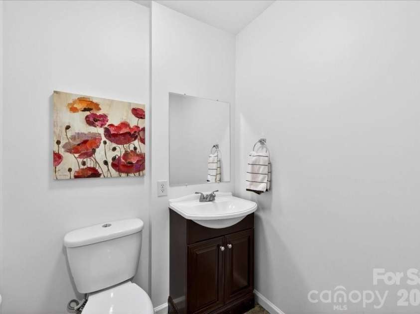 13209 Alex Mill Drive, Pineville, NC 28134.  MLS# CAR4377653, YatesRealty ID 25705. Basement half bath could easily be converted into a full-bath.