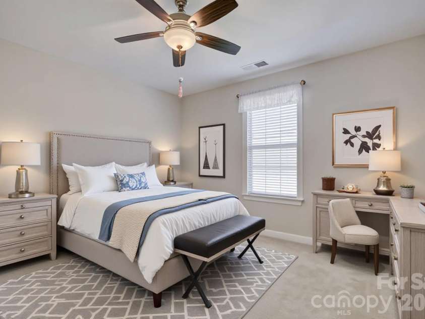 15420 Cimarron Hills Lane, Charlotte, NC 28278.  MLS# CAR4376037, YatesRealty ID 25706. Virtually staged bedroom