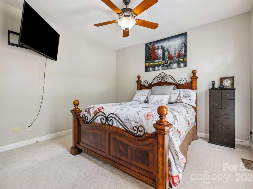 9142 Drayton Lane, Indian Land, SC 29707.  MLS# CAR4275785, YatesRealty ID 25707. Main Level guest bedroom