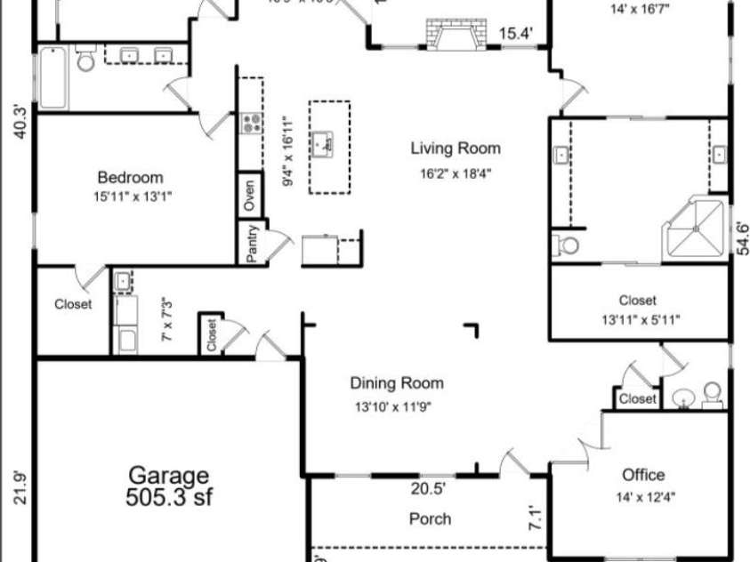 4058 Sagemont Drive, Concord, NC 28027.  MLS# CAR4318082, YatesRealty ID 2572. 