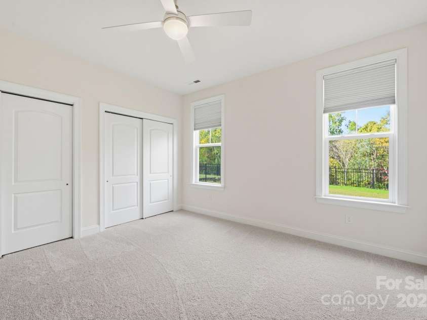 4058 Sagemont Drive, Concord, NC 28027.  MLS# CAR4318082, YatesRealty ID 2572. Bedroom 3 with 2 closets 