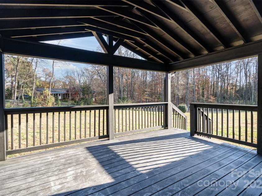 3700 Pinecrest Drive, Gastonia, NC 28056.  MLS# CAR4202930, YatesRealty ID 2573. Brand new covered deck