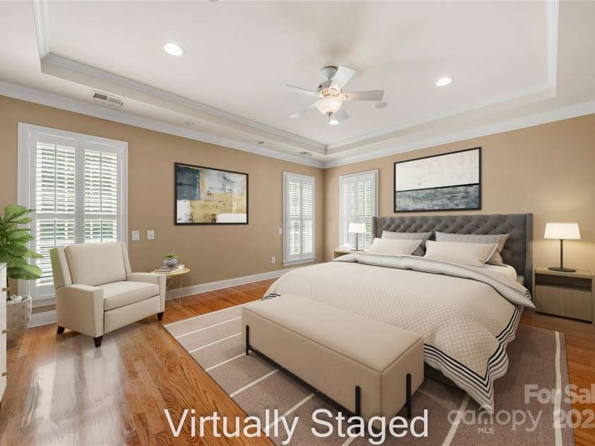765 Cherry Hills Place, Rock Hill, SC 29730.  MLS# CAR4270626, YatesRealty ID 25736. Main floor primary bedroom