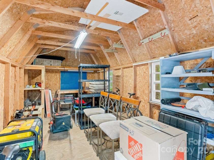 10 Daniel Lane, Black Mountain, NC 28711.  MLS# CAR4274400, YatesRealty ID 25738. Perfect for Garden, Outdoor Toys, and Bike Storage