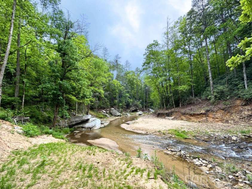 302 Rich Mountain Road, Flat Rock, NC 28731.  MLS# CAR4379587, YatesRealty ID 25740. Hungry River Access