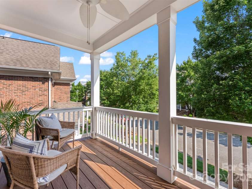 108 Forrester Avenue, Belmont, NC 28012.  MLS# CAR4265770, YatesRealty ID 25744. Private covered porch is perfect to relax off the Primary bedroom!