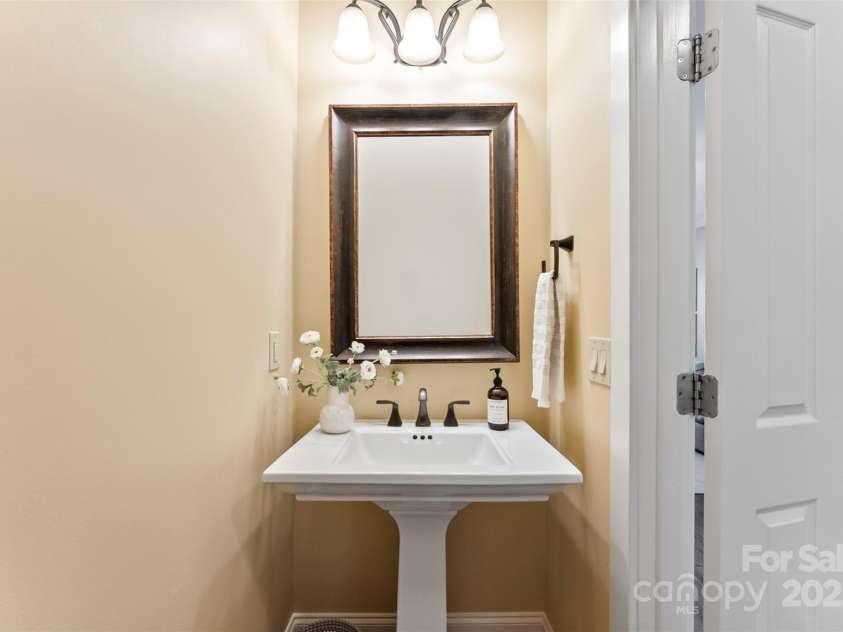 108 Forrester Avenue, Belmont, NC 28012.  MLS# CAR4265770, YatesRealty ID 25744. The half bath is perfectly situated on the main floor!