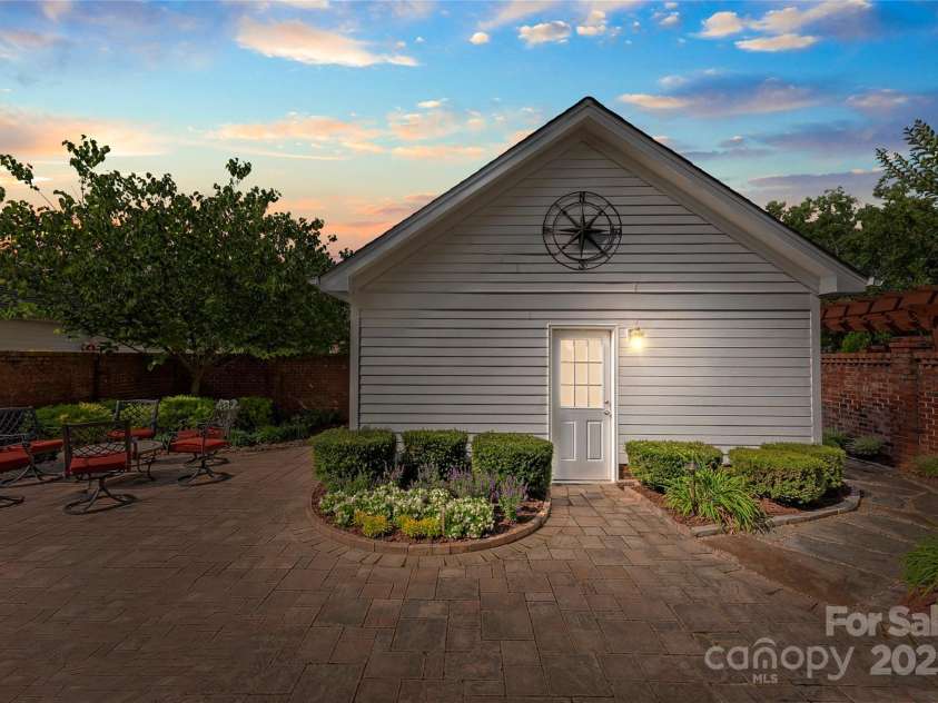 108 Forrester Avenue, Belmont, NC 28012.  MLS# CAR4265770, YatesRealty ID 25744. The outdoor terrace is wonderful to use day or night!