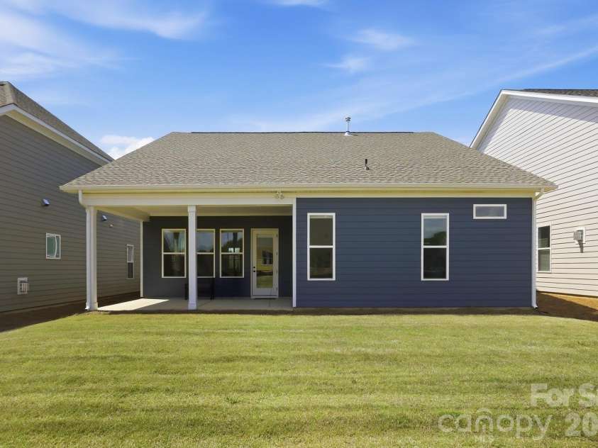 1035 Rabbit Hill Lane, Monroe, NC 28110.  MLS# CAR4382828, YatesRealty ID 25747. Back of home