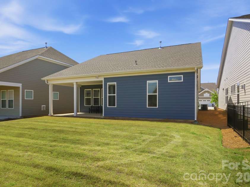 1035 Rabbit Hill Lane, Monroe, NC 28110.  MLS# CAR4382828, YatesRealty ID 25747. Back of home