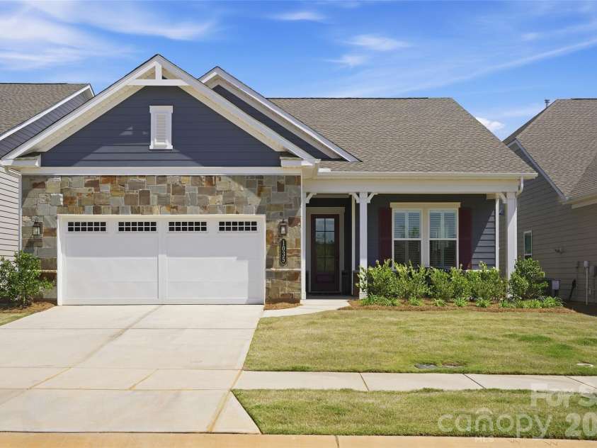 1035 Rabbit Hill Lane, Monroe, NC 28110.  MLS# CAR4382828, YatesRealty ID 25747. Front of home