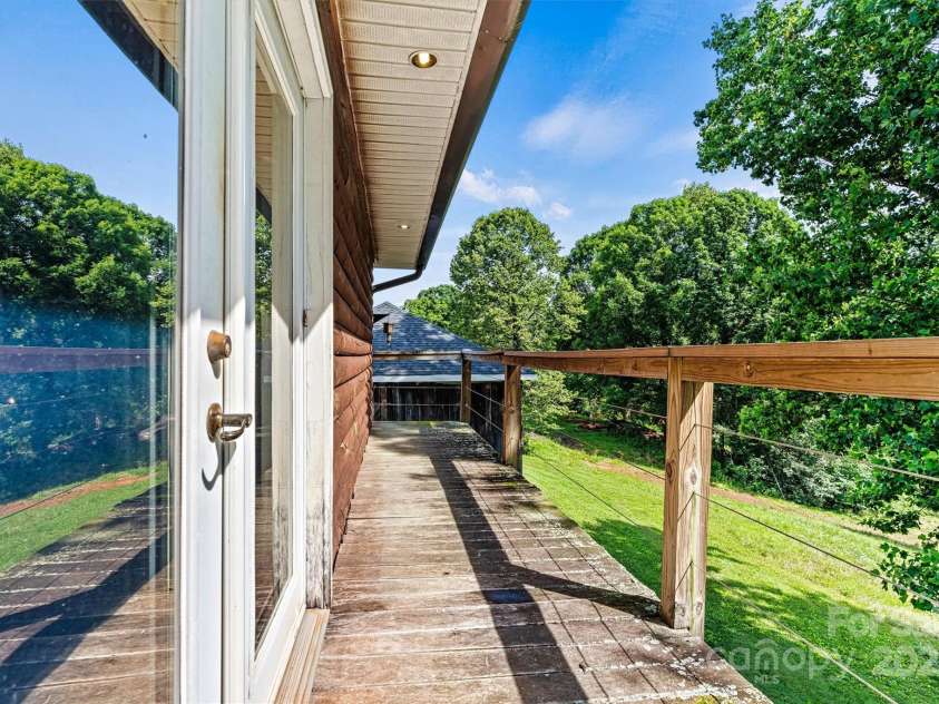 3724 County Home Road, Conover, NC 28613.  MLS# CAR4275725, YatesRealty ID 25751. Back Deck off