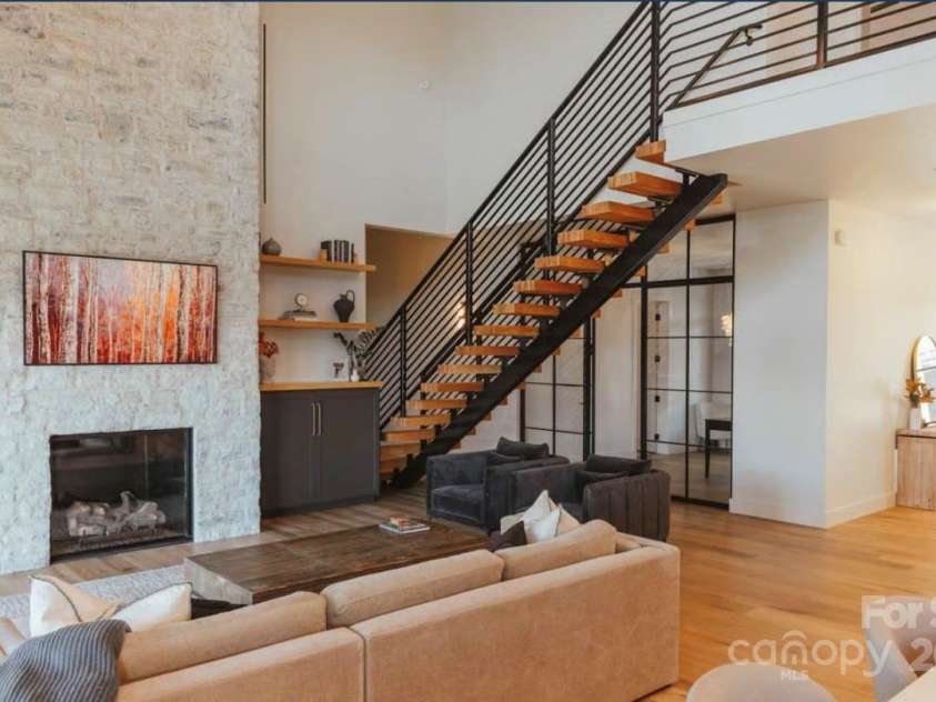 Lot 1 Country Estates Drive, Waxhaw, NC 28173.  MLS# CAR4276299, YatesRealty ID 25764. Great Room, office and foyer of Proposed Modern Farmhouse