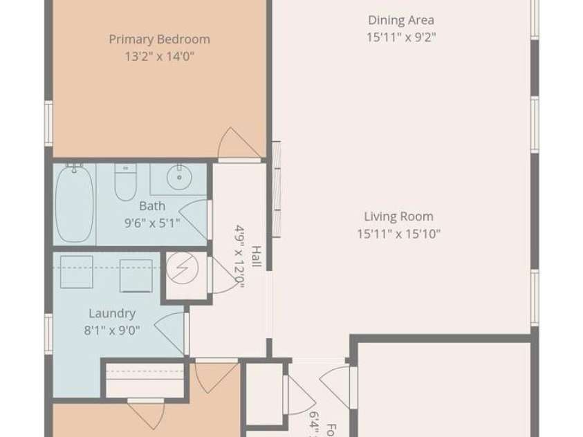 144 Cobbler Drive, Peachland, NC 28133.  MLS# CAR4384154, YatesRealty ID 25768. Floorplan