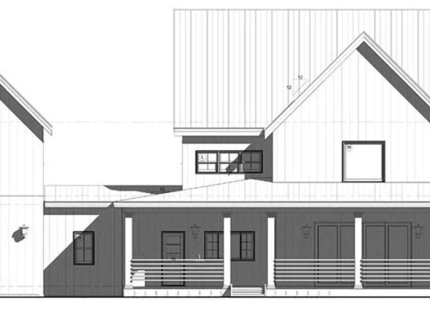 Lot 5 Country Estates Drive, Waxhaw, NC 28173.  MLS# CAR4278674, YatesRealty ID 25768. Spacious covered porch framed by clean vertical siding and supported by classic columns. Large windows and double doors invite natural light and create a seamless transition to the backyard.