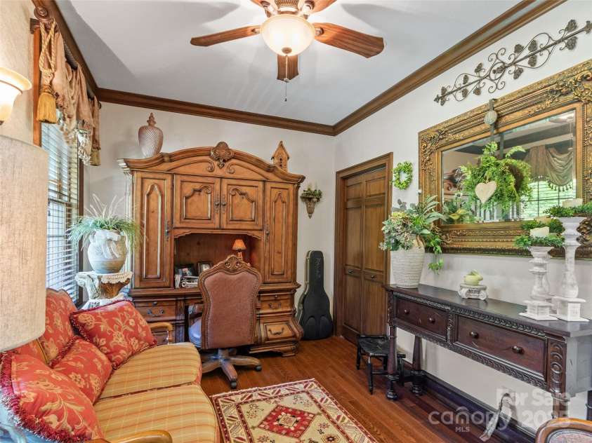 38 Peterson Lane, Green Mountain, NC 28740.  MLS# CAR4279349, YatesRealty ID 25769. Study/office