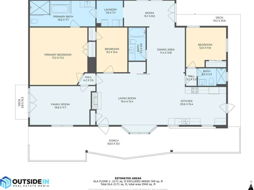 104 Riddle Cove Road, Maggie Valley, NC 28751.  MLS# CAR4257628, YatesRealty ID 25771. Floor Plan