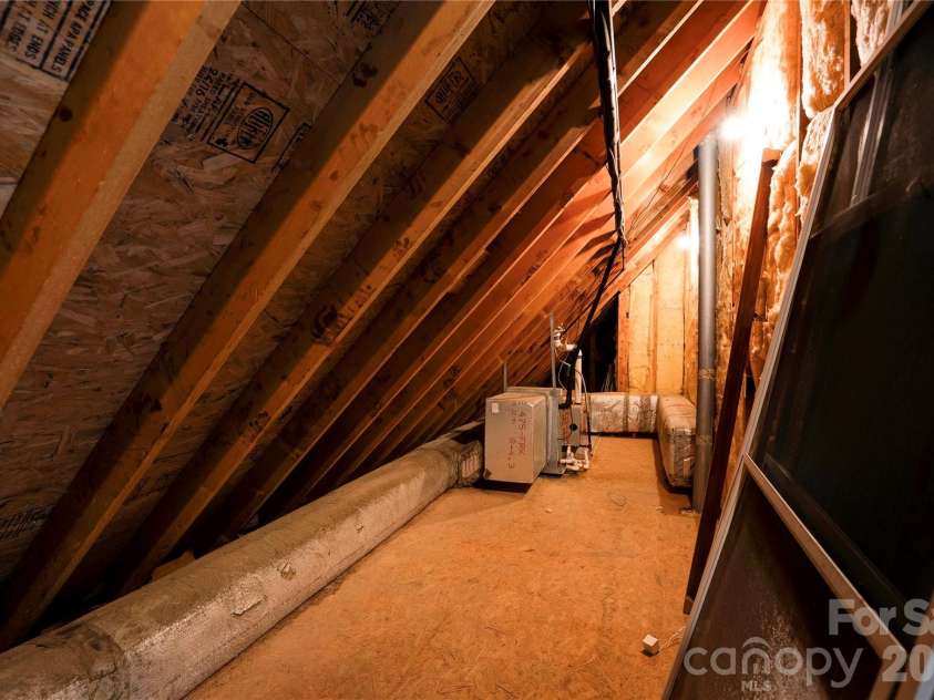 505 Stagecoach Trail, Lawndale, NC 28090.  MLS# CAR4387137, YatesRealty ID 25785. Walk In Attic