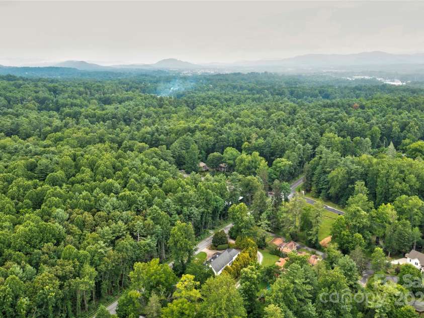 2606 Greenville Highway, Flat Rock, NC 28731.  MLS# CAR4281238, YatesRealty ID 25792. Aerial View