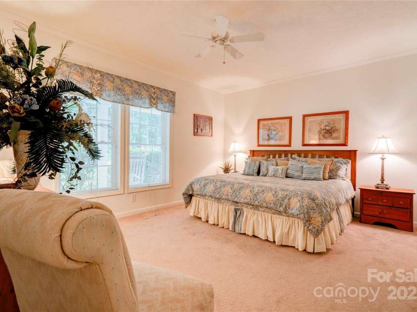 2606 Greenville Highway, Flat Rock, NC 28731.  MLS# CAR4281238, YatesRealty ID 25792. Primary Bedroom -main level