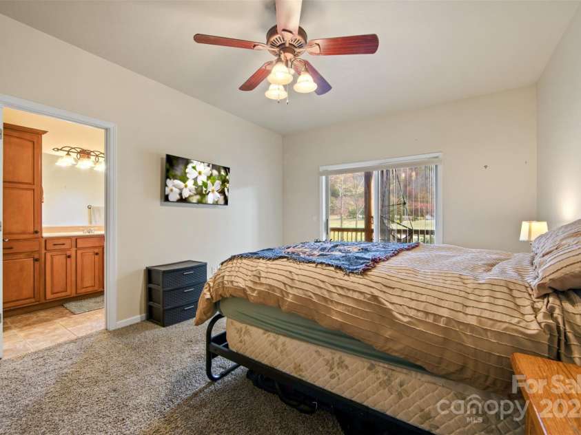 688 Olympic Drive, Whittier, NC 28789.  MLS# CAR4198933, YatesRealty ID 258. Primary Bedroom