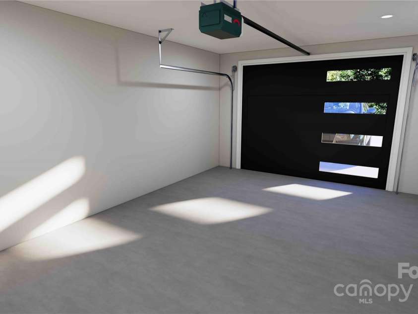 512 Sunset Villas Lane, Asheville, NC 28804.  MLS# CAR4320606, YatesRealty ID 2580. Garage rendering