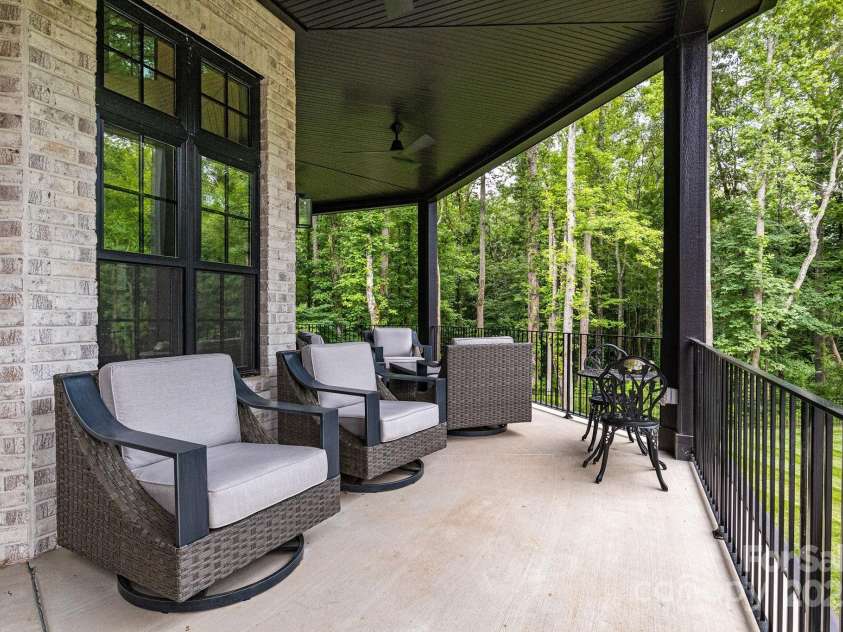 6327 Fox Tail Lane, Davidson, NC 28036.  MLS# CAR4271331, YatesRealty ID 25803. Upper terrace provides multiple seating areas.