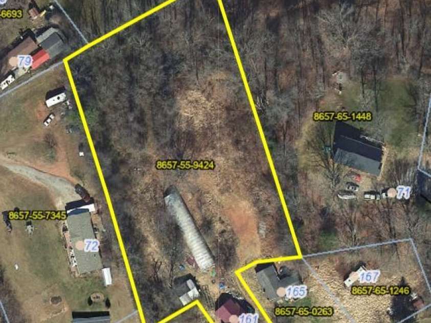 161 Pandora Circle, Canton, NC 28716.  MLS# CAR4274154, YatesRealty ID 25806. GIS Aerial