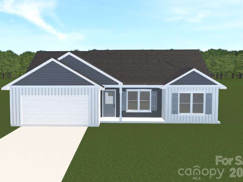 1545 Antioch Drive, Conover, NC 28613.  MLS# CAR4333980, YatesRealty ID 2581. Exterior Representative Rendering of Home