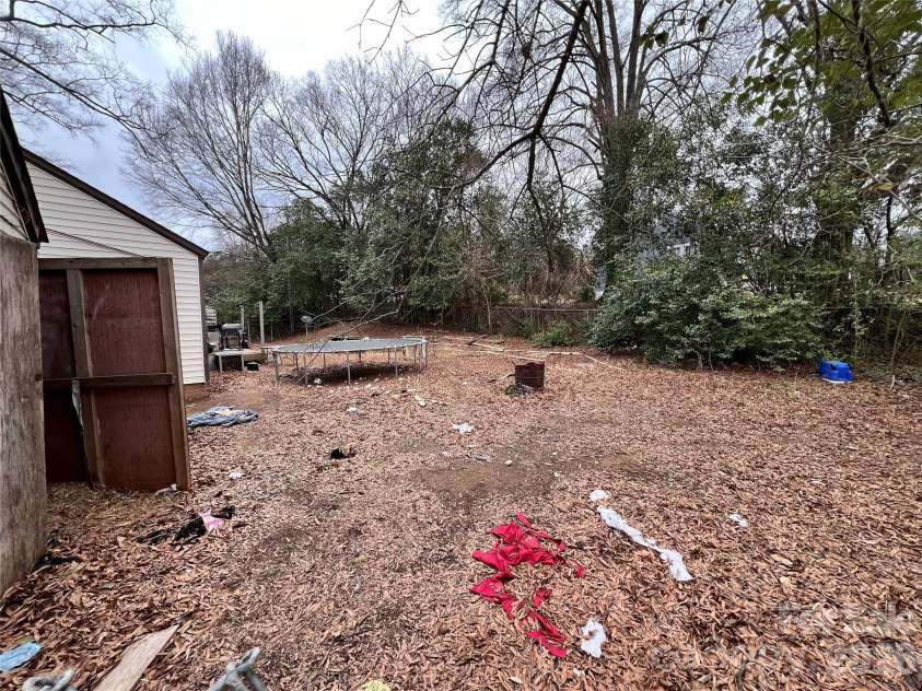1604 Salisbury Avenue, Albemarle, NC 28001.  MLS# CAR4349081, YatesRealty ID 2581. Rear Yard