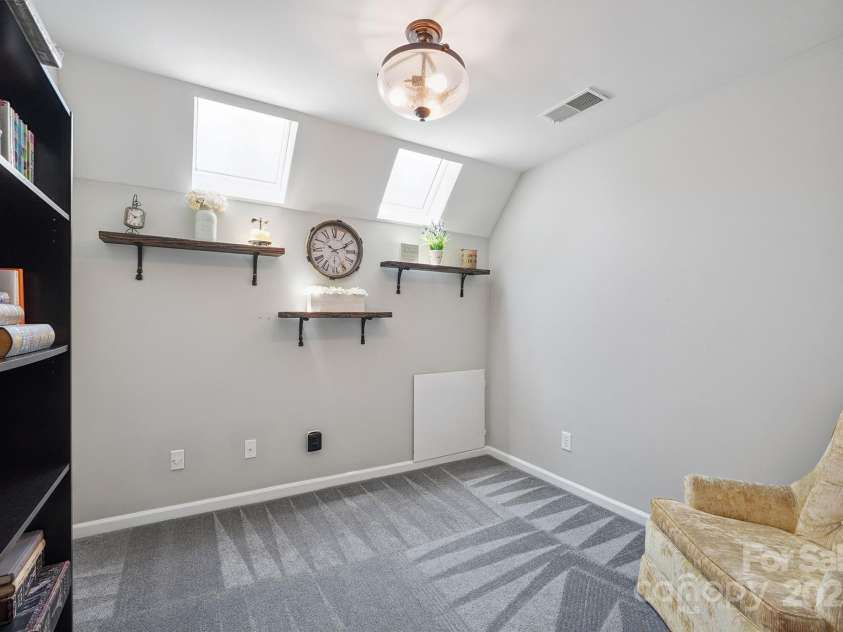 10206 Washam Potts Road, Cornelius, NC 28031.  MLS# CAR4273009, YatesRealty ID 25825. Upstairs Office with sunlights