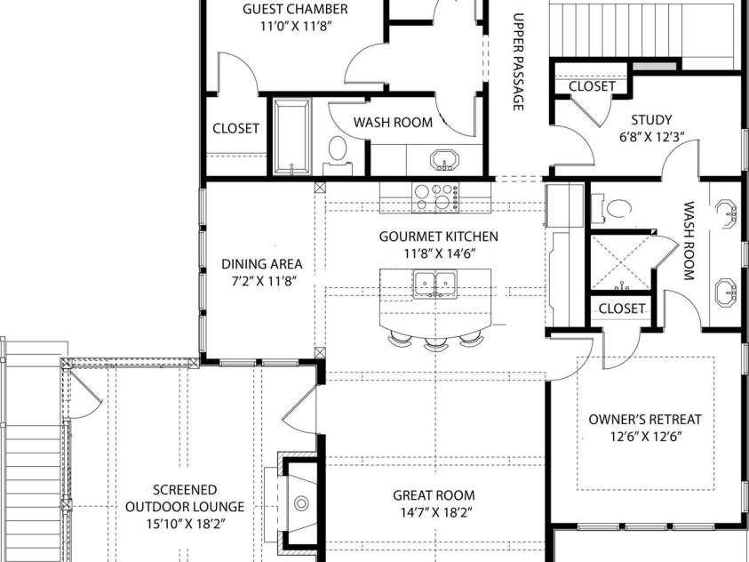 15 Walker Cove Road, Black Mountain, NC 28711.  MLS# CAR4319215, YatesRealty ID 25827. MAIN FLOOR