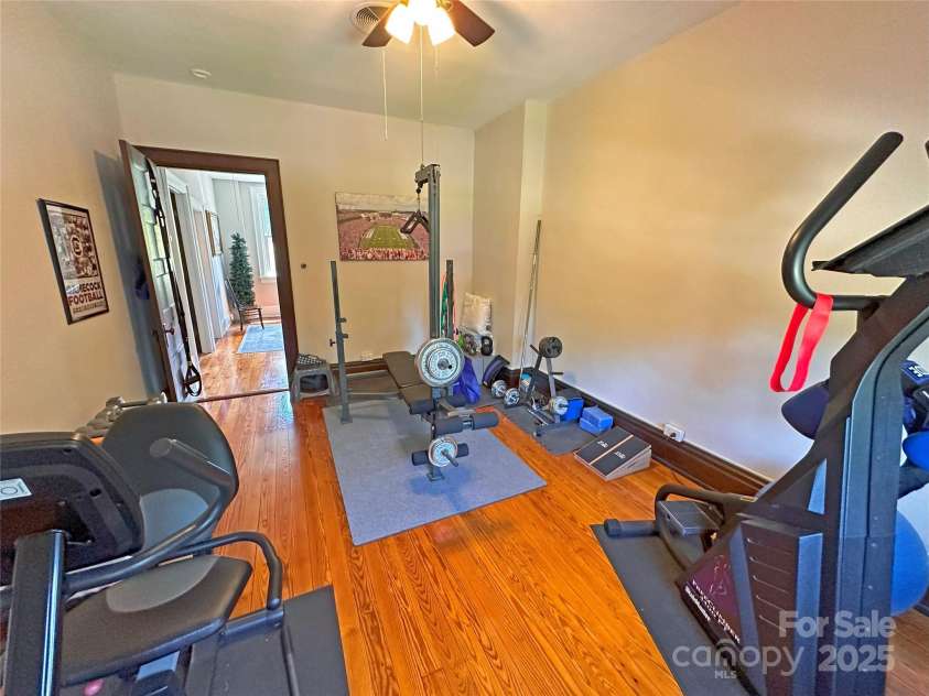 318 Laurel Street, Lincolnton, NC 28092.  MLS# CAR4273620, YatesRealty ID 25828. 4th bedroom currently used as a workout room