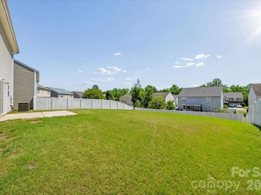 1000 Silverberry Street, Gastonia, NC 28054.  MLS# CAR4377889, YatesRealty ID 25829. Backyard