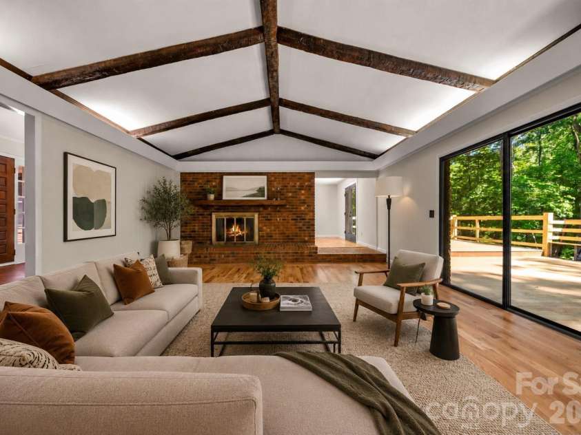 427 Georgia Avenue, Forest City, NC 28043.  MLS# CAR4382285, YatesRealty ID 25842. Virtual Staging Great Room