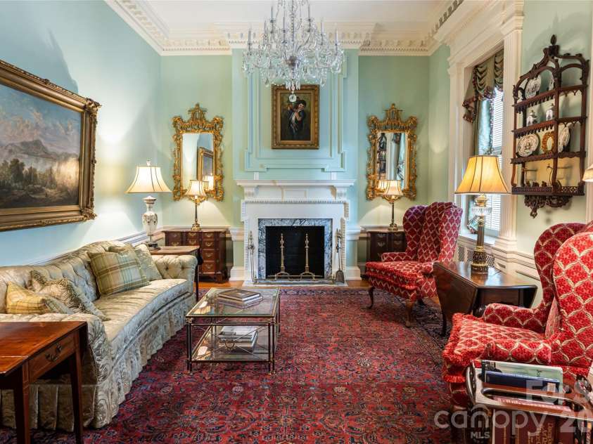 324 Vanderbilt Road, Asheville, NC 28803.  MLS# CAR4376732, YatesRealty ID 25849. Front Sitting Room
