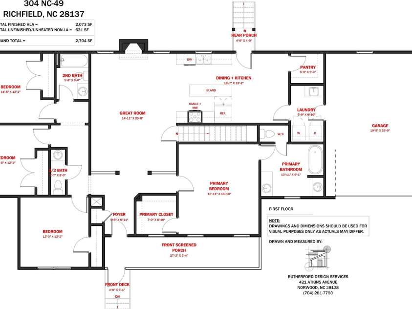 307 Nc Hwy 49 Highway, Richfield, NC 28137.  MLS# CAR4275493, YatesRealty ID 25850. 