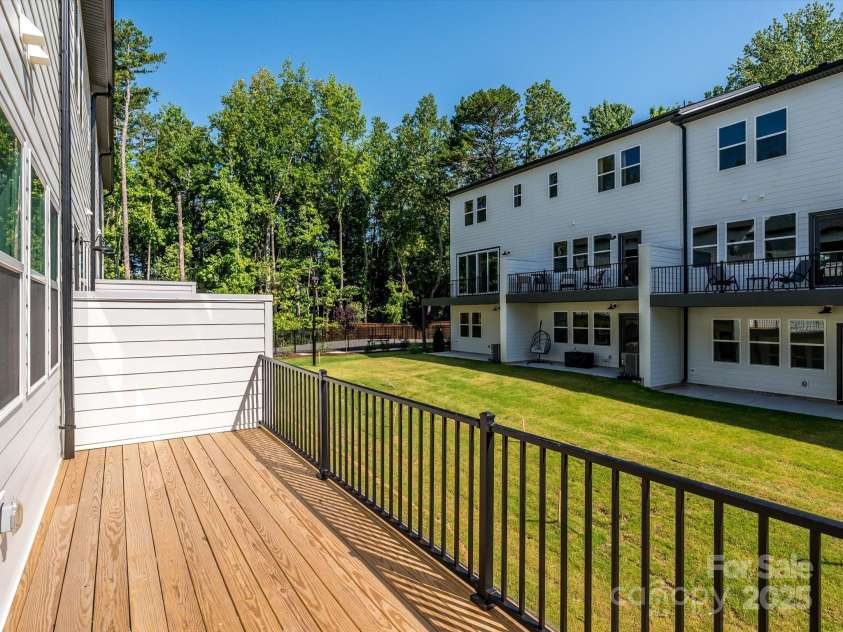 816 Flintside Lane, Charlotte, NC 28217.  MLS# CAR4278457, YatesRealty ID 25853. Second Floor Outdoor Living Space.