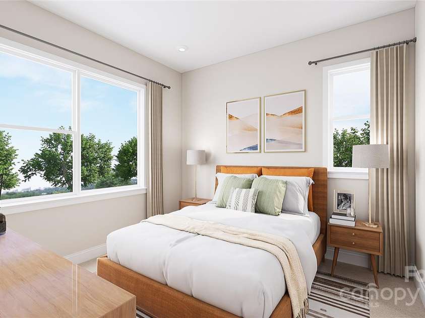 8048 Cedarsmith Court, Charlotte, NC 28217.  MLS# CAR4244421, YatesRealty ID 25854. Renderings of the Sparrow | Archer Row *actual finishes, structural selections, and orientation may vary.