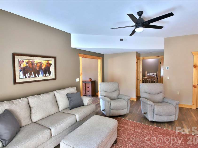 53 Osprey Lane, Nebo, NC 28761.  MLS# CAR4377357, YatesRealty ID 25865. Basement family room