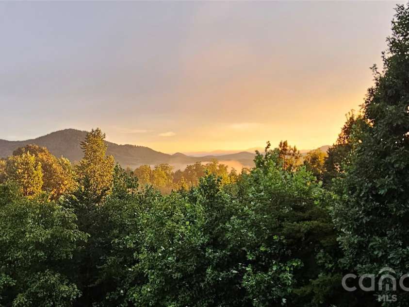 53 Osprey Lane, Nebo, NC 28761.  MLS# CAR4377357, YatesRealty ID 25865. Evening sunset